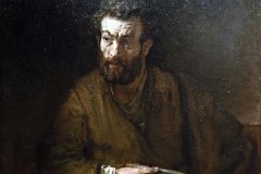 Rembrandt 1657 Saint Bartholomew From Timken Museum of Art San Diego At New York Met Breuer Unfinished.jpg